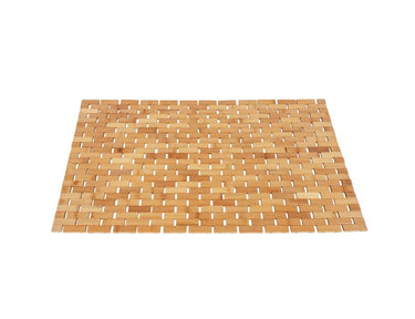 Croll denecke badmat bamboe - anti slip