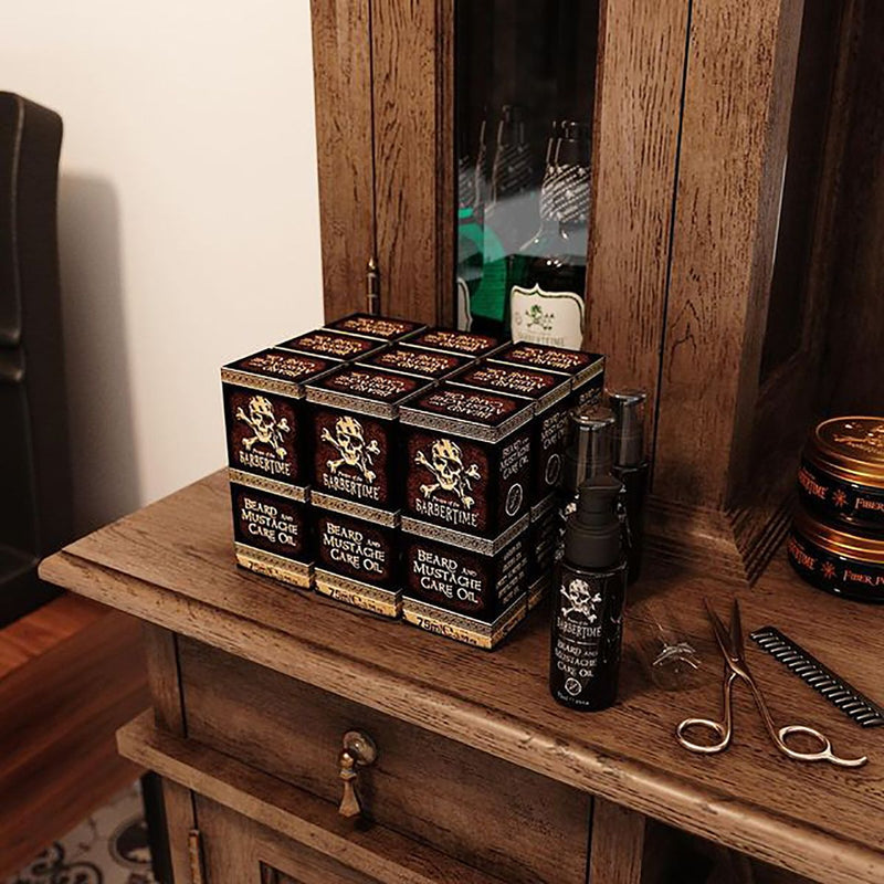 Afbeelding laden in galerijviewer, Barbertime beard mustache oil 75ml
