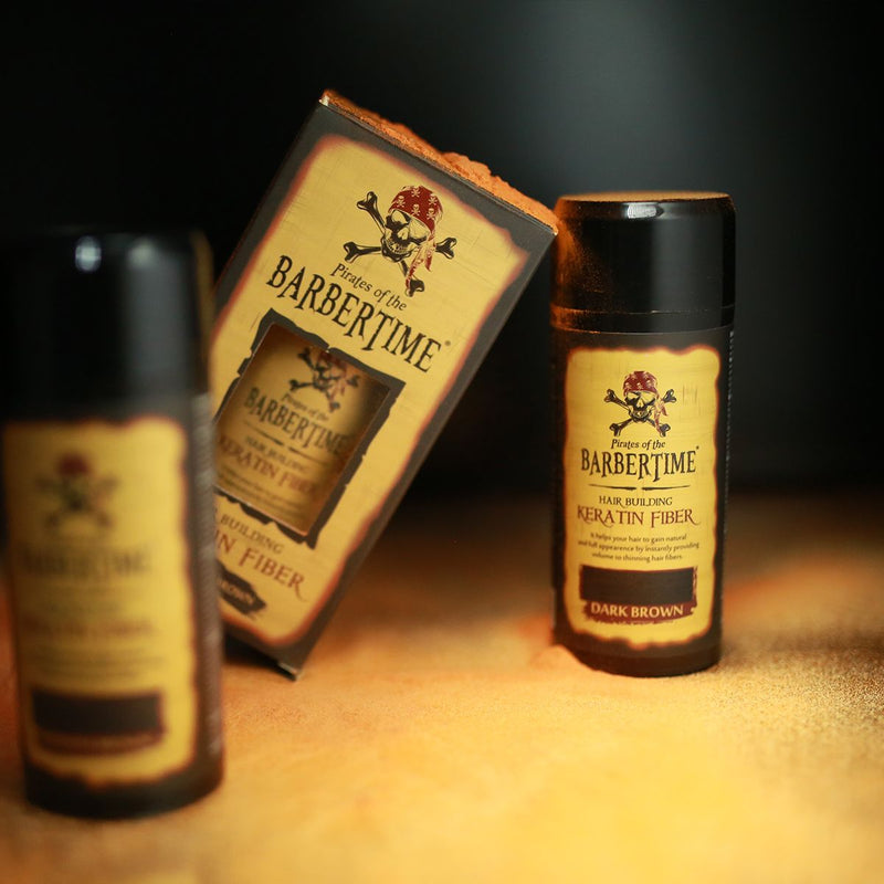 Afbeelding laden in galerijviewer, Barbertime hair building keratin fiber dark brown 21gr.

