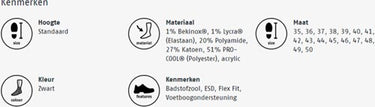 Bata cool ms 1 sokken | zwart | maat 47 - 31.017.014.47