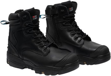 Bata werkschoen longreach zip xw s3 + kn black | zwart (xw) | maat 41 - 00.017.099.41