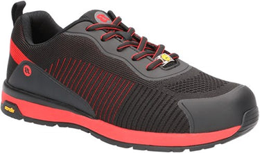 Bata werkschoen radiance spark laag s1p | zwart rood (w) | maat 47 - 00.017.115.47