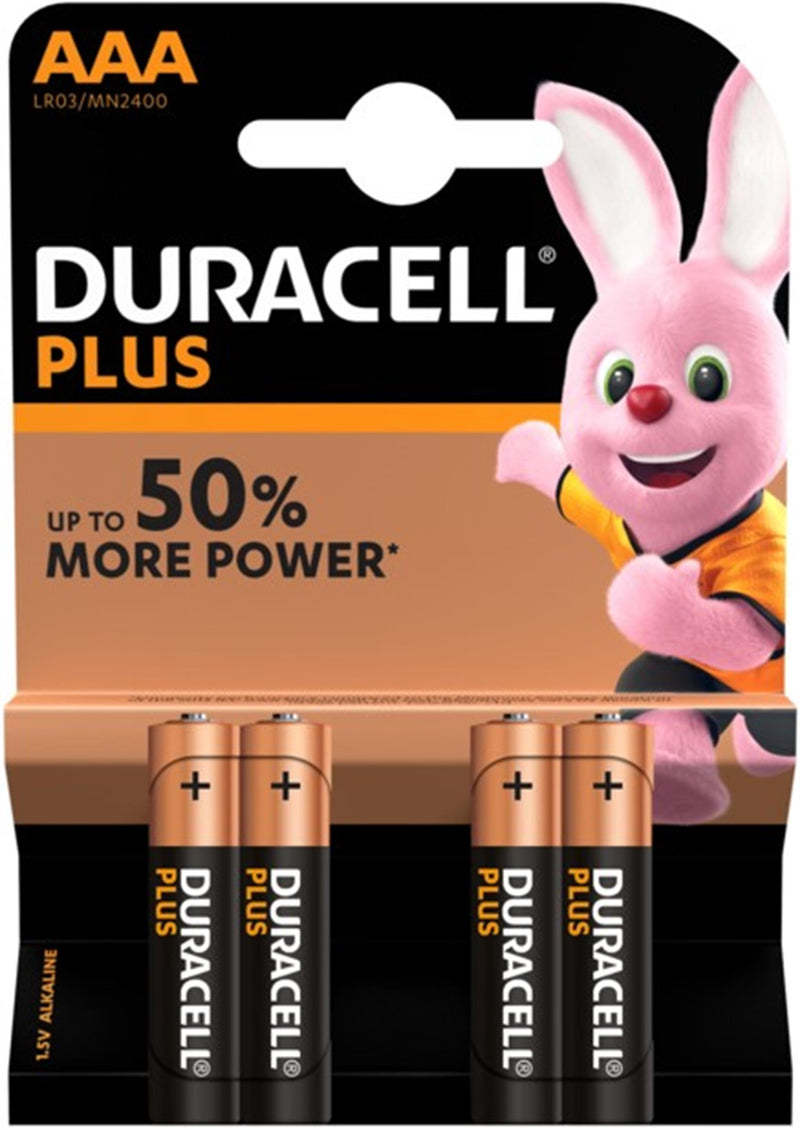 Afbeelding laden in galerijviewer, Duracell plus power duralock alkaline aaa lr03 blister a 4 stuks
