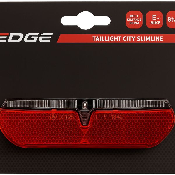 Afbeelding laden in galerijviewer, Edge dragerachterlicht city slimline - 80mm - e-bike - 6-48volt
