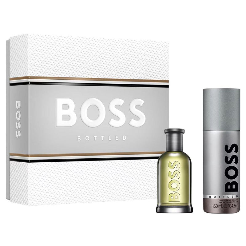 Afbeelding laden in galerijviewer, Hugo boss bottled geschenkset eau de toilette 50ml + deo 150ml heren
