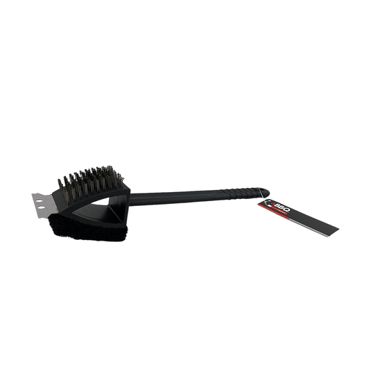 Bbq barbecue borstel 3-in-1 37,5cm