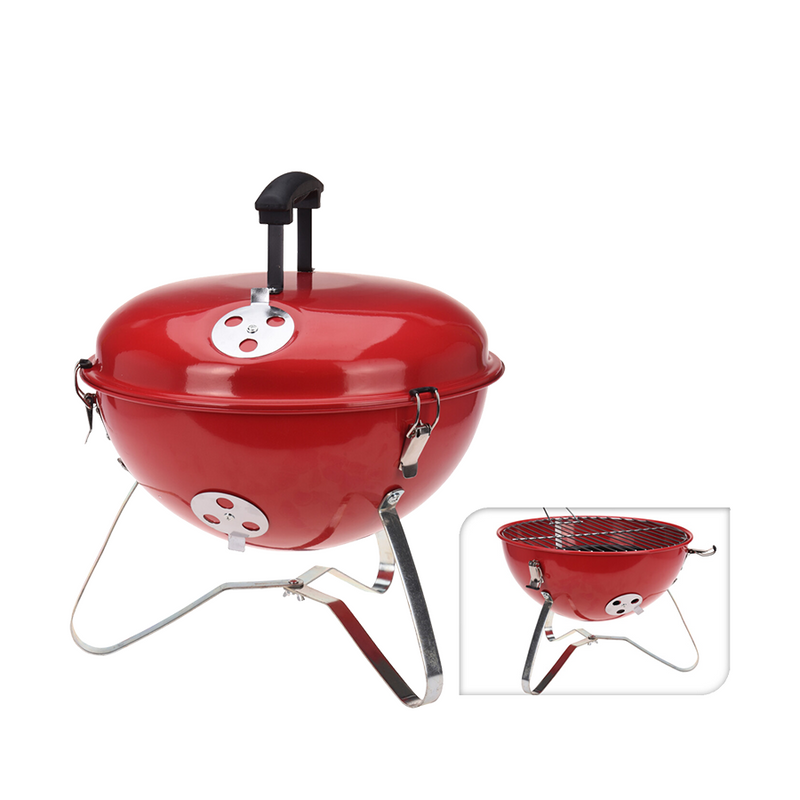 Afbeelding laden in galerijviewer, Pic bbq tafel barbecue rond rood ø34cm
