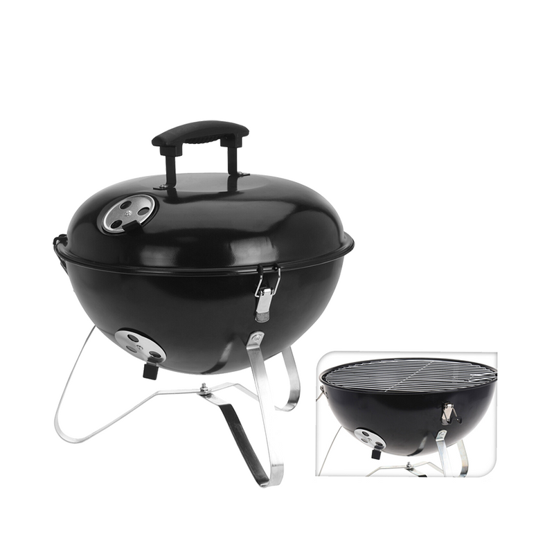 Afbeelding laden in galerijviewer, Pic bbq tafel barbecue rond zwart ø34cm
