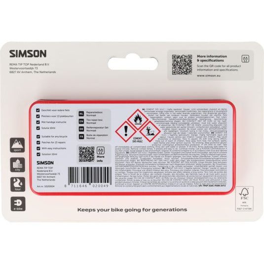 Simson reparatiedoos normaal