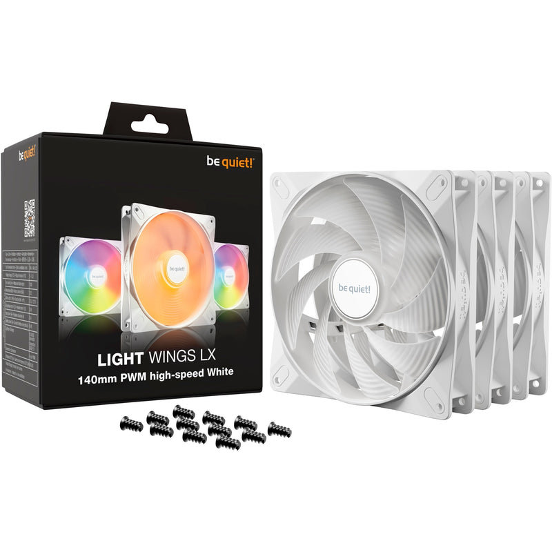 Afbeelding laden in galerijviewer, Be quiet! light lx 140mm pwm high-speed triple pack wh

