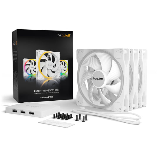 Be quiet! Light White 140mm PWM Triple Pack