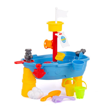 Beach toys compact zand- en watertafel met accessoires 21-delig