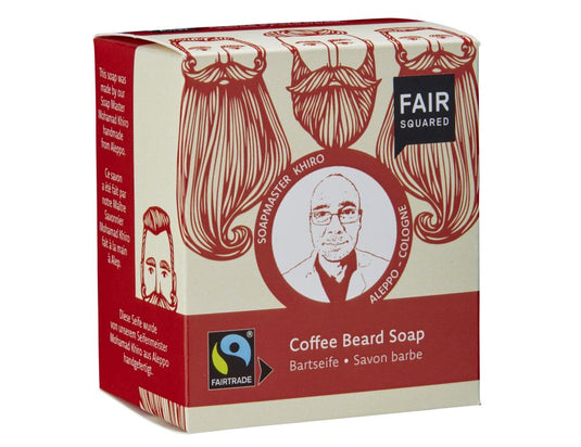 Fair squared zeepblok - baardzeep 2 zepen van 80 gram