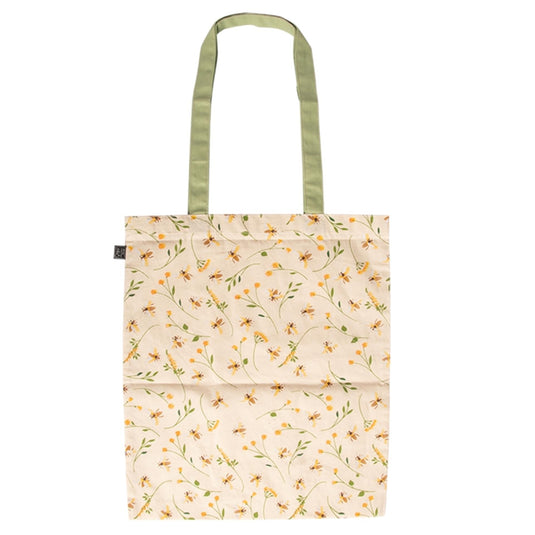 Esschert design boodschappentas met bijenprint 38x44cm
