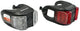 Enzo benson led fietslampset 2 delig silicone rood wit - 5700338