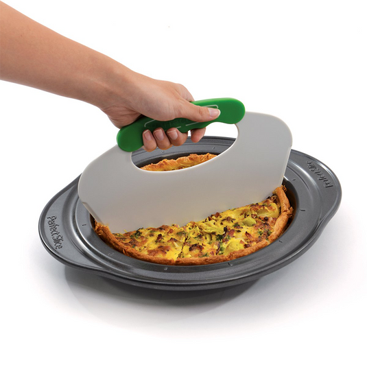 Berghoff cakevorm rond met snijhulp antraciet ø22cm