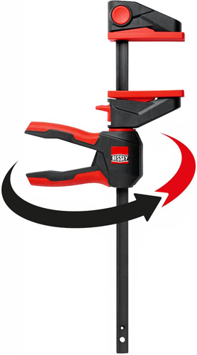 Afbeelding laden in galerijviewer, Bessey ez360 eénhandse lijmtang met draaibare handgreep | 300 mm - ez360-30

