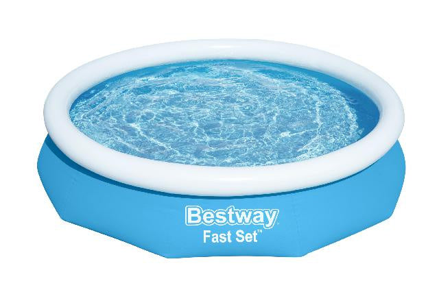 Afbeelding laden in galerijviewer, Bestway opblaaszwembad fast set met pomp rond 305-s

