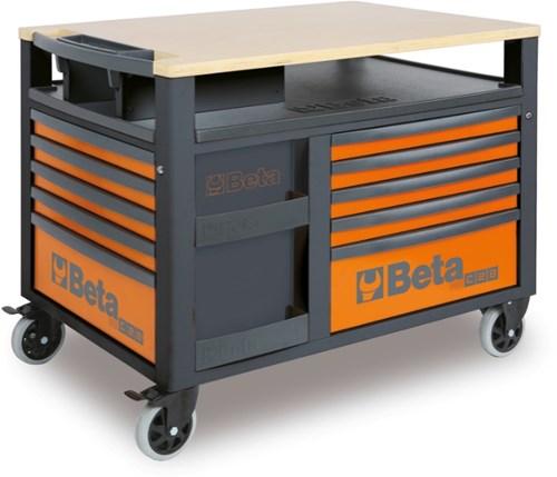 Afbeelding laden in galerijviewer, Beta rsc28-r-supertank werkbank met 10 laden - 028003003

