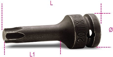 Beta slagdoppen voor torx® schroeven 720tx 30 - 007200460