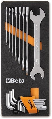 Beta soepele voorgevormde kunststof inzetbakken m33 leeg mv33 - 024510033