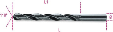 Beta metaal spiraalboor hss 7 mm