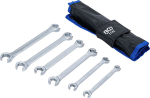 Bgs technic open double ring wrench set sw 8 x 9 - 18 x 19 mm 6 pcs.