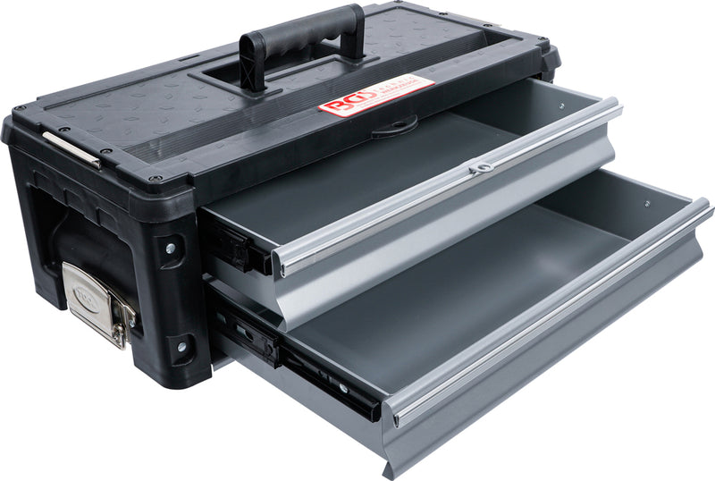 Afbeelding laden in galerijviewer, Bgs technic hard shell tool box attachment with 2 drawers
