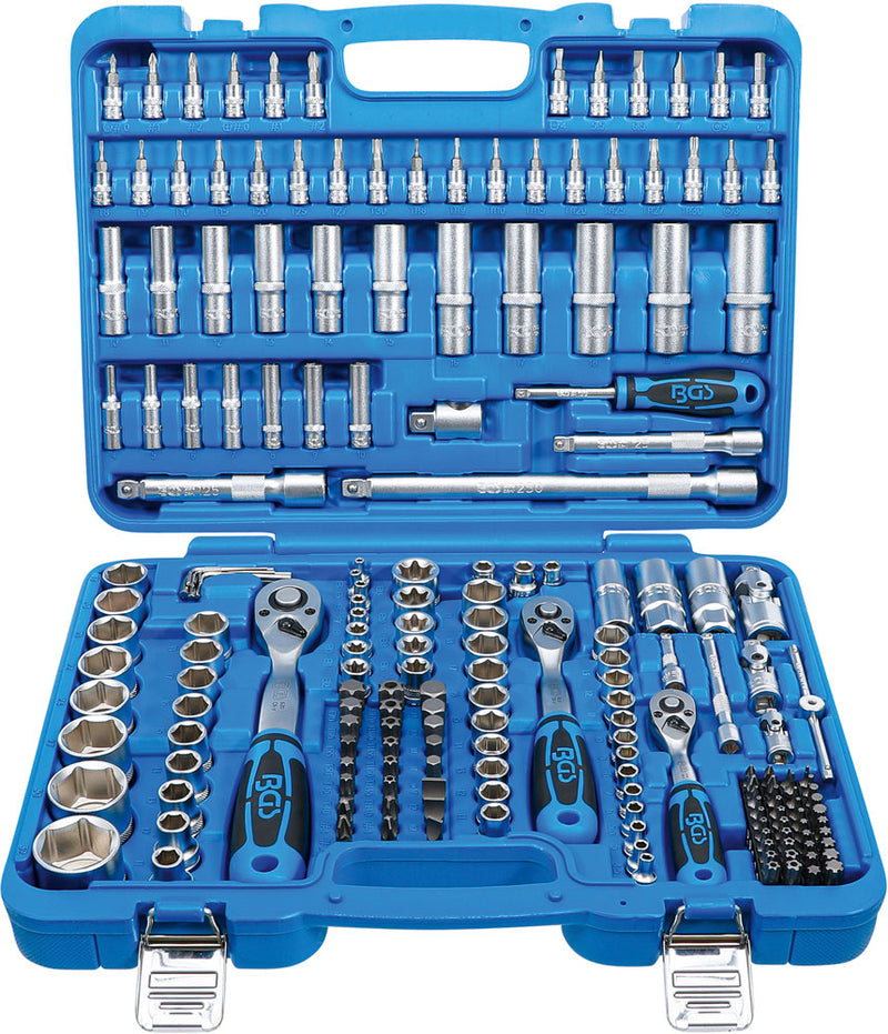 Afbeelding laden in galerijviewer, Bgs technic socket wrench set hexagon 192 pieces
