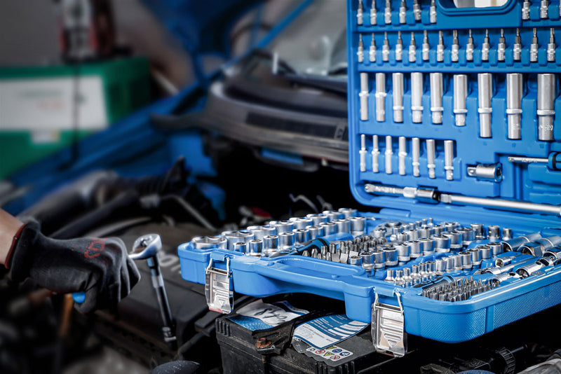 Afbeelding laden in galerijviewer, Bgs technic socket wrench set hexagon 192 pieces
