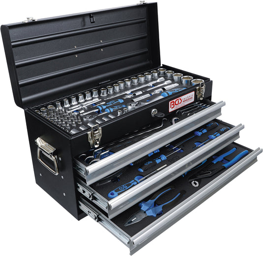 Bgs technic metal tool case with 143 tools