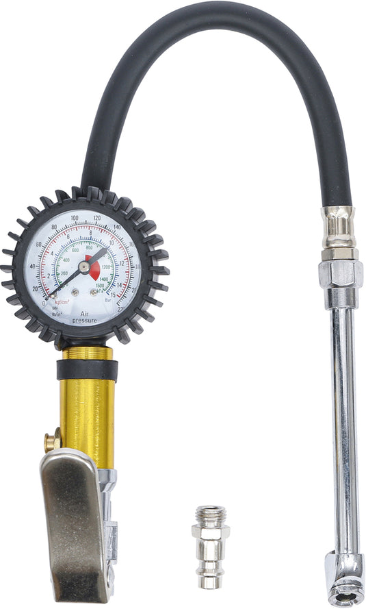 Bgs technic kraftmann - compressed air tyre inflator (0-15 bar)