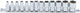 Bgs technic socket set hexagon 1 4