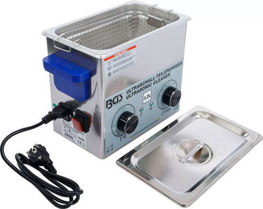 Bgs technic ultrasonic parts cleaner 3.2 l