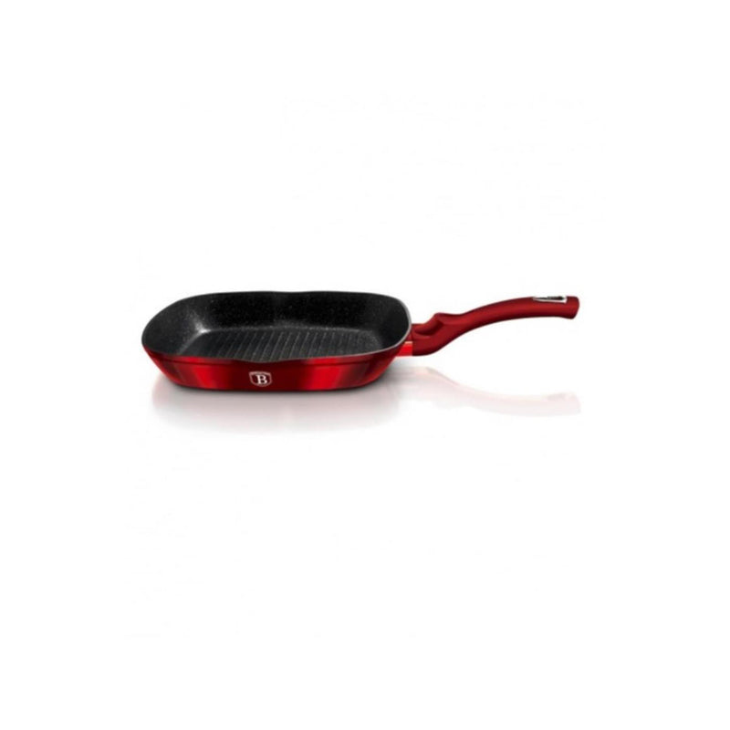 Afbeelding laden in galerijviewer, Berlingerhaus burgundi grillpan 28cm
