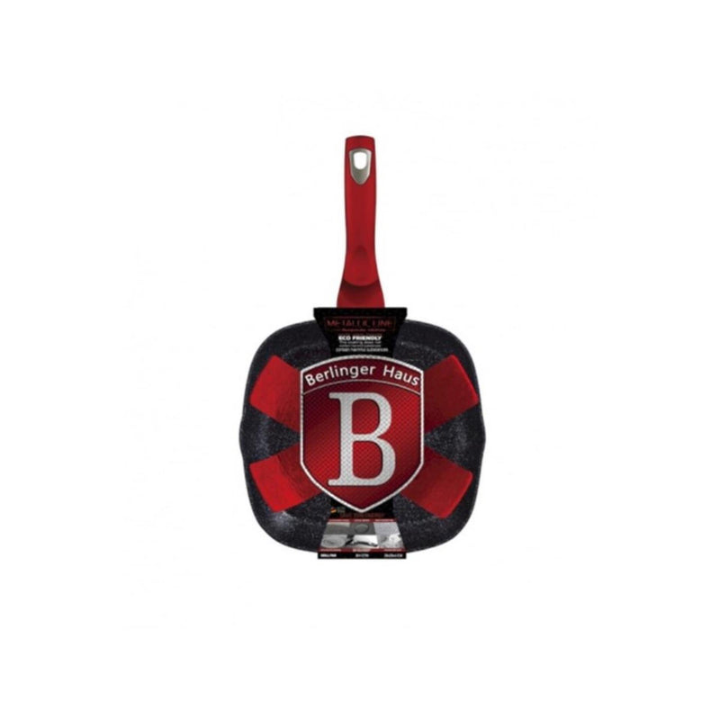 Afbeelding laden in galerijviewer, Berlingerhaus burgundi grillpan 28cm
