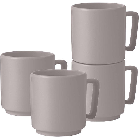 Berlingerhaus mokset aardewerk 4-delig taupe