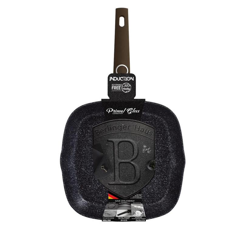 Afbeelding laden in galerijviewer, Berlingerhaus primal gloss grillpan 28cm

