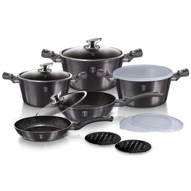 Berlingerhaus pannenset 5-dlg carbon pro
