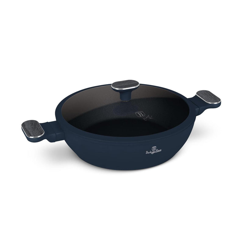 Afbeelding laden in galerijviewer, Berlingerhaus berlinger haus deep sea collection braadpan met deksel ã˜28cm
