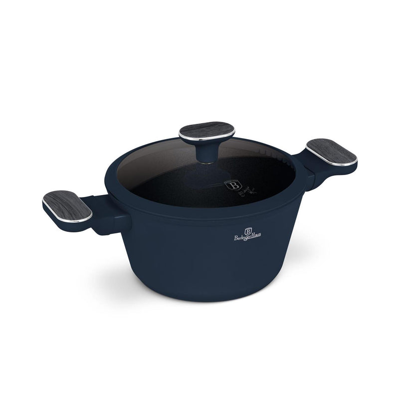 Afbeelding laden in galerijviewer, Berlingerhaus berlinger haus deep sea collection braadpan met deksel ã˜20cm
