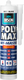 Bison poly max kit wit koker 280 ml, alles in 1 kit, waterdichte afdichting, universeel, binnen en buiten, overschilderbaar, vullend, krimpvrij, temperatuurbestendig van - 40°c tot + 100°c