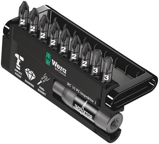Imp wera bit-check 10 pz aktor 1, 10 -delig - 1 stuk(s) - 05057684001
