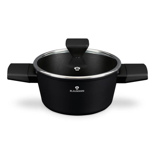 Blaumann black silver collection braadpan met deksel ã˜20cm
