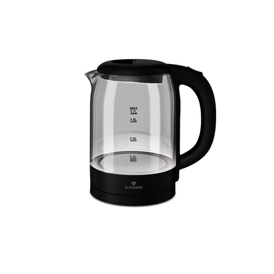 Blaumann black silver collection elektrische waterkoker 1,7l 2200w