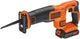 Black+decker 18v reciprozaag - 1x2.5ah, 1a lader - bdcr18e1-qw