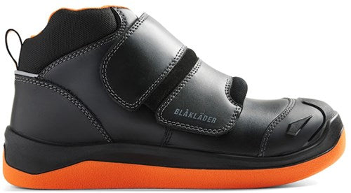 Afbeelding laden in galerijviewer, Blåkläder asfaltschoen elite 2459 s2 p hoog | zwart oranje | maat 45 - 00.183.010.45
