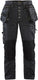 Blåkläder baggy denim stretch x1900 19991141 | zwart | maat c54 - 7330509493243