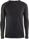 Blåkläder merino xlight onderhemd lange mouw 479917349835 | donkergrijs geel | maat l - 7330509545539