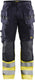 Blåkläder multinorm werkbroek inherent 14891512 | marine high vis geel | maat 56 - 7330509627372